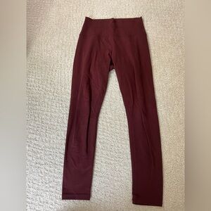 Aerie offline burgundy high rise leggings